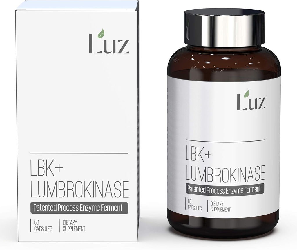 Luz LBK+ Lumbrokināze - Patentēts process - 60 kapsulas
