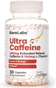 Ultra Caffeine Pills + 200mg Pagarināts Release + L-Teanīns enerģijai un fokusam + Nē Trīces, Nav Crash + Dabas Caffeine Papildinājums - 30 Kapsulas