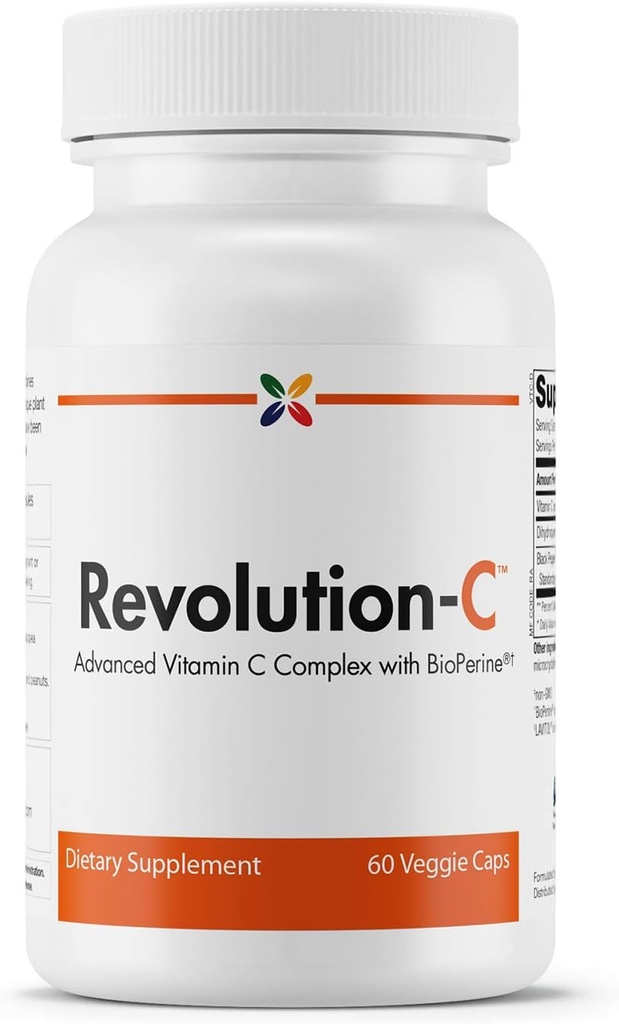 Pietura Novecošana - Revolution-CTM Advanced C vitamīna formula (VTCWPT) - Uzlabots C vitamīna komplekss ar BioPerine - 60 Veggie Caps