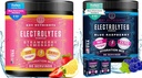 KEY NUTRIENTS Elektrolītu pulveris Ultimate Hydration & Wellness Bandle - Juicy zemeņu citronāde un salds zils aveņu elektrolītu pulveri - Nulle Cukurs, Keto-Draudzīgs, 90 Kalpo katru