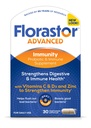 Florastor izvēlieties Immunity Boost Daily Probiotikas un imūnās atbalsta papildinājums sievietēm un vīriešiem, Saccharomyces Boulardii CNCM I-745 Plus cinks, vitamīns C & D3 (30 kapsulas)
