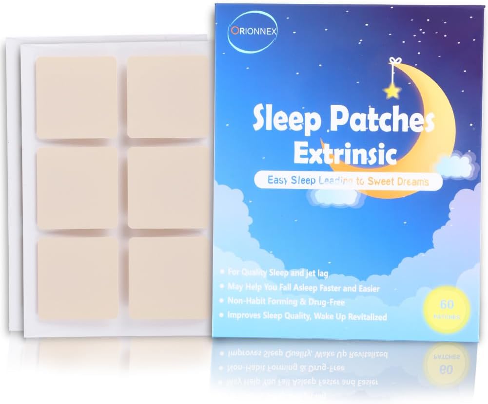 Dziļi Miega Patches Extra Strength, 60 Pack Upgraded Visi dabas uzlīmes, joga Relaxation Meditācija, Viegli izmantot pēdējā visu nakti
