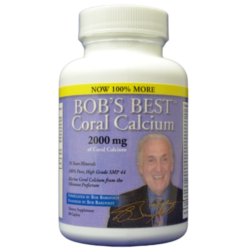 Boba labākais korālais kalcijs, 2000 mg, 90 kapilāri