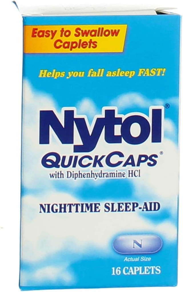 Nytol QuickCaps 16 vāciņi (5. iepakojums)