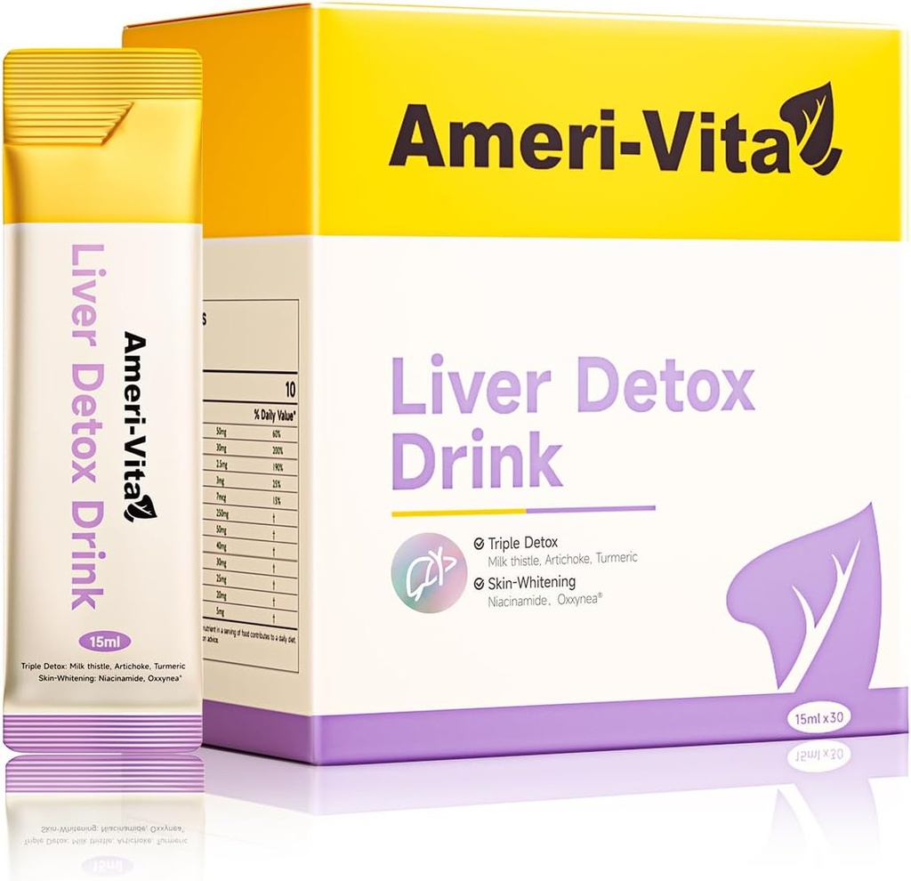 Šķidras aknas Detox Dzert Papildinājums - Piena Thistle & Artichoke Izvilkumi ar Turmeric & Inozitol - Dabīgs Aknu Veselības Atbalsts - Bezcukura, Non-GMO, Persiku Flavor - 30 Maisījumi