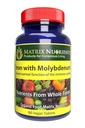 Dzelzs ar Molybdenum - Imūnās un stresa atbalsts, ANTIOXIDANT veselība, palīdz šūnu augšanu - 100% Organic - Vegan tabletes (60ct)
