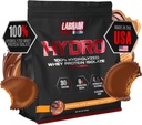 LABRADA Hydro 100% Pure Hidrolizēts Sūkalu proteīns Pulveris, nesatur laktozi, glutamīnu, ātrāko gremošanas sūkalu pieejams, tūlītēja sajaukšana, Garšīga garša 45 Kalpo 4lb (Peanut sviests)