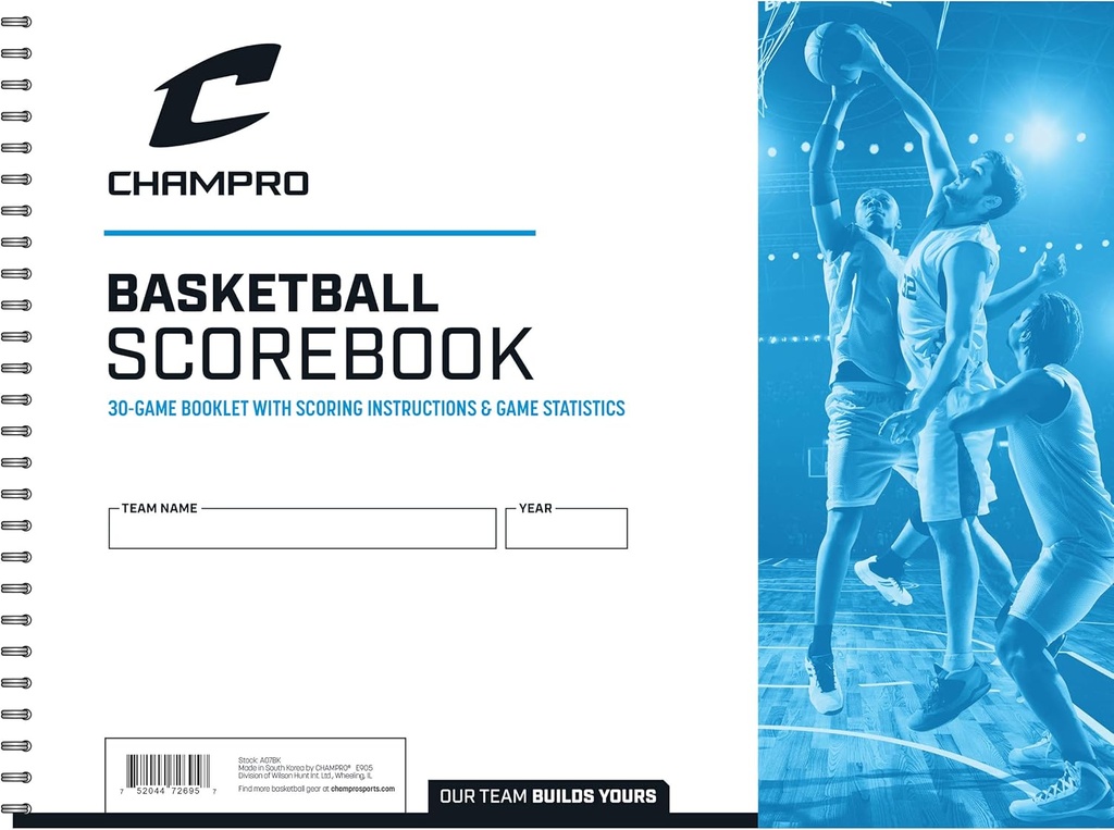 Champro Basketbola punktu grāmata (balts)