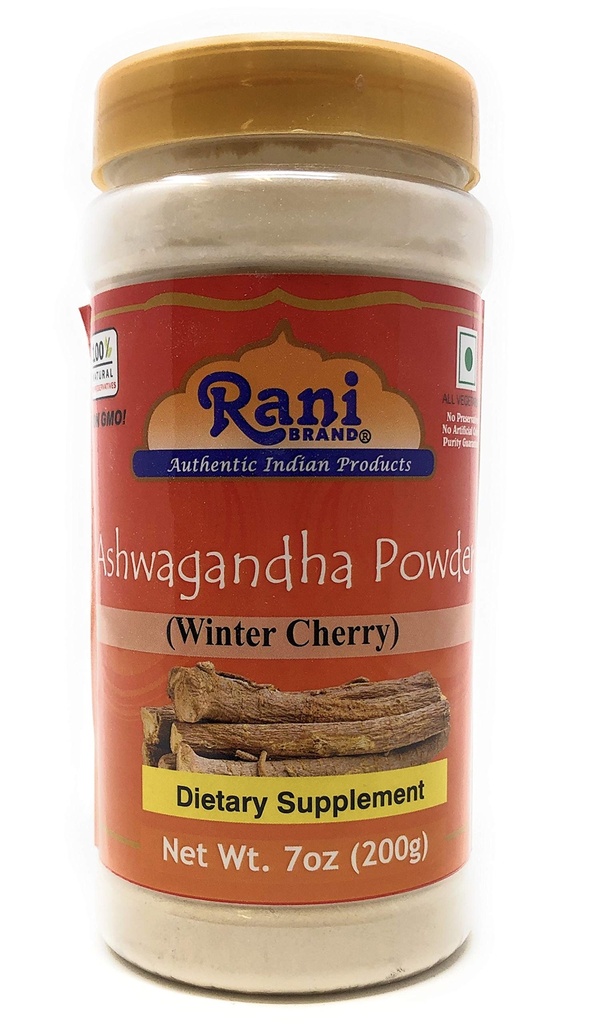 Rani Ashwagandha Powder (Wiania Somnifera) 7oz (200g) PET Jar ~ All Natural 