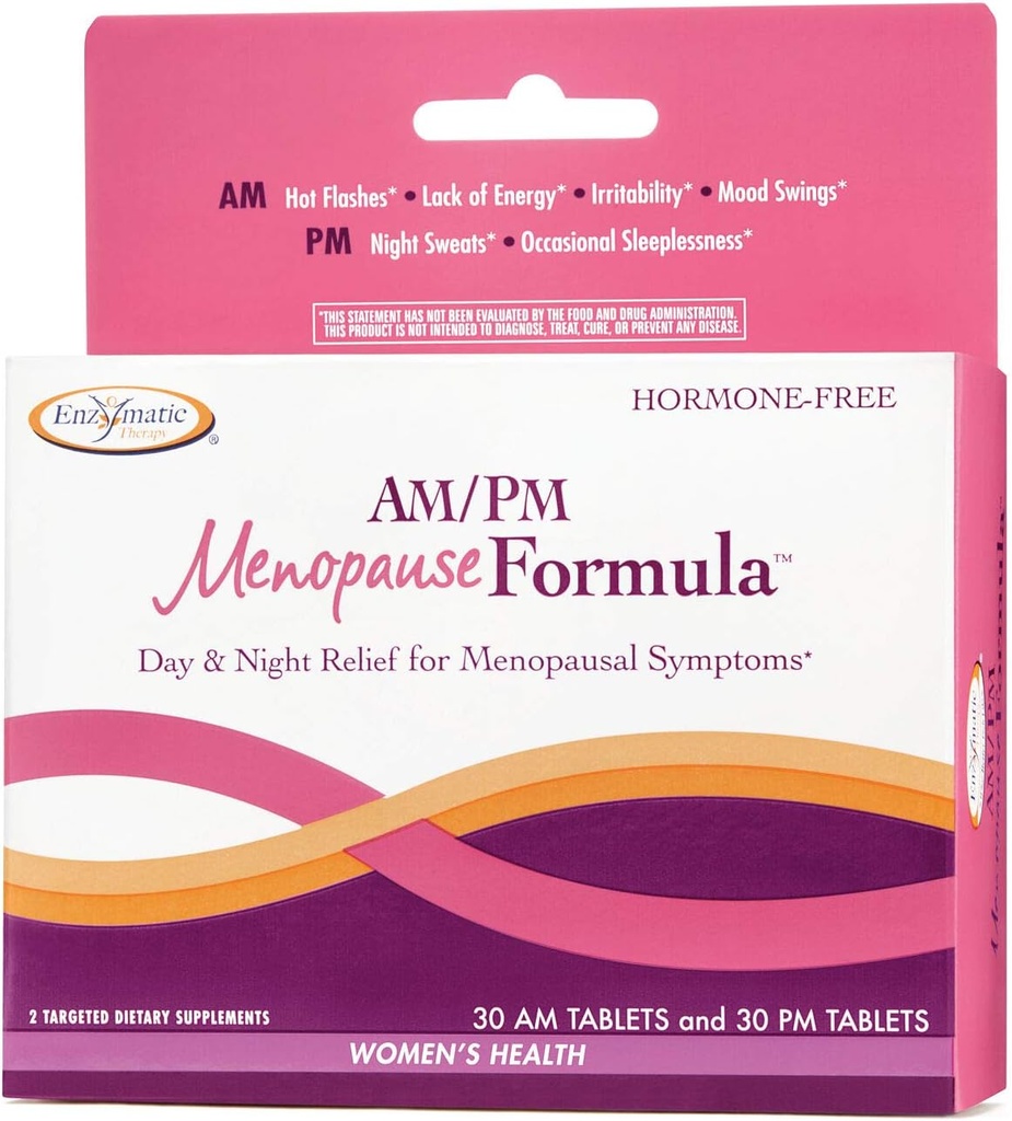 Enzimātiskā terapija - AM/PM Menopauzes formula - 60 cilnes