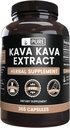 PURE ORIĢINĀLIE SASTĀVDAĻI Kava Kava (365 kapsulas) Nē Magnija vai rīsu pildījumi, Vienmēr tīri, Lab Verified