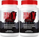 (2 Pack) Cilšu spēks X Kapsulas, TribalForceXL Max veiktspējas atbalsts vīriešiem, TribalForce X Visas dabiskās tabletes, TribalForces XXL Vīriešu formula ilglaicīgai enerģijai, TribalForces X Review (120 Kapsulas)