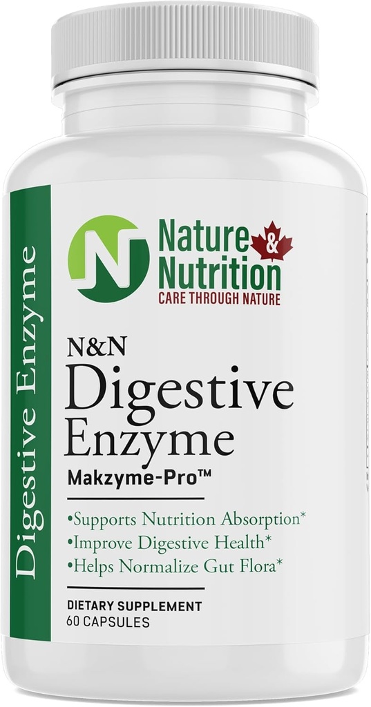 Daba un uzturs DIGESTIVE ENZYME, MAKZYME-PRO TM, 60 grāvis (1. iepakojums)
