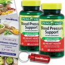 Izvēle Bundle Spring Valley Asinsspiediena Atbalsts Veģetārietis Kapsulas 60 Ct 2 pk (120 Kopā) + Vitamīnu Guide & Pill Konteiners (4 Vienības)!