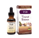 Amber NaturalZ TYD Vairogdziedzera balansa augu papildinājums suņiem, kaķiem, putniem, Gvinejas cūkām, un trušiem, - Ārstniecības pet Papildinājums vairogdziedzera veselībai -- 1 Šķidruma pūslīšu stikla pudele -- Ražots ASV