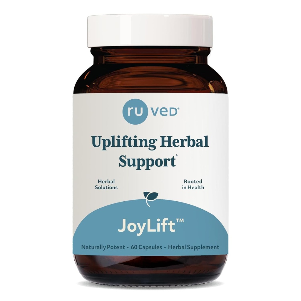 Rūdīts JoyLift - Saffron un Ashwagandha papildinājumi, Pacelšanas Formula sievietēm un vīriešiem, Herbal Atbalsts pieaugušajiem - 60 Veģetārietis kapsulas (1 skaits)