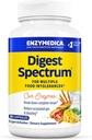 Enzīmdika Digest Spectrum, Advanced Gremošanas Fermenti sievietēm un vīriešiem, Atbalsta Gremošanas un Vairāku pārtikas nepanesības, Ātras iedarbības Formula gāzei un Bloating Relief, 90 Kapsulas FFP