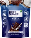 Par Time Keto Shake Šokolādes kokosriekstu ar liellopu kolagēna proteīnu + MCT no kokosriekstiem - 11g Olbaltumvielas, 19g Tauki, 5g Neto ogļhidrāti -- bez lipekļa, ne-GMO, 12 Kalpo