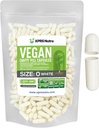 XPRS Nutra Izmērs 0 Tukšas kapsulas - 100 Skaitīt Tukšas Vegan Kapsulas - Veģetārs Tabletes - DIY Dārzeņu Kapsulas Pildījums - Veggie Pill Caps for Do-T-T-T-T-T-T-T-T-T-T-T