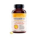 NatureWise D3 vitamīns 1000iu (25 μg) 1-gads Imūnsupporta, veselīga muskuļu funkcija un kaulu veselība - ne-GMO, bez lipekļa organiskā ekstra Virgin Olīveļļā, (Mini Softgel), 360 grādos