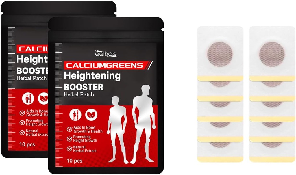 NeYLIM Augu kalcija atbalsta patch, augošo Booster Herbal Patch,auguma augšanas patch, Herbal Augstums palielinot pēdu patch, atbalsts Kaulu veselību un uzlabot augstumu (2pack)