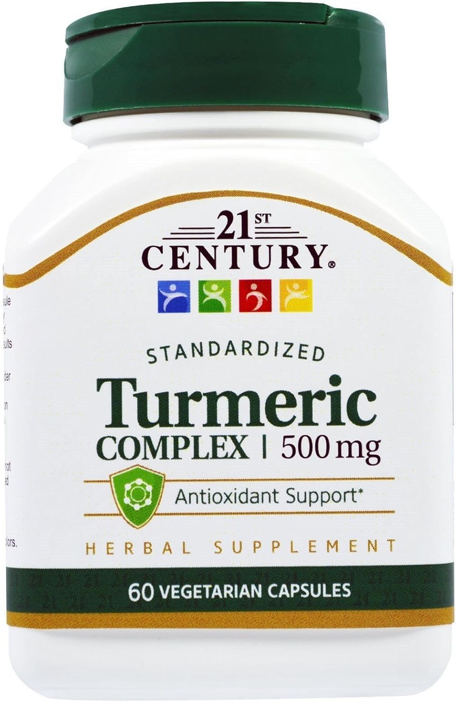 21. gadsimta Turmeric Complex 500 mg - 60 Veģetārās kapsulas, iepakojumā 2