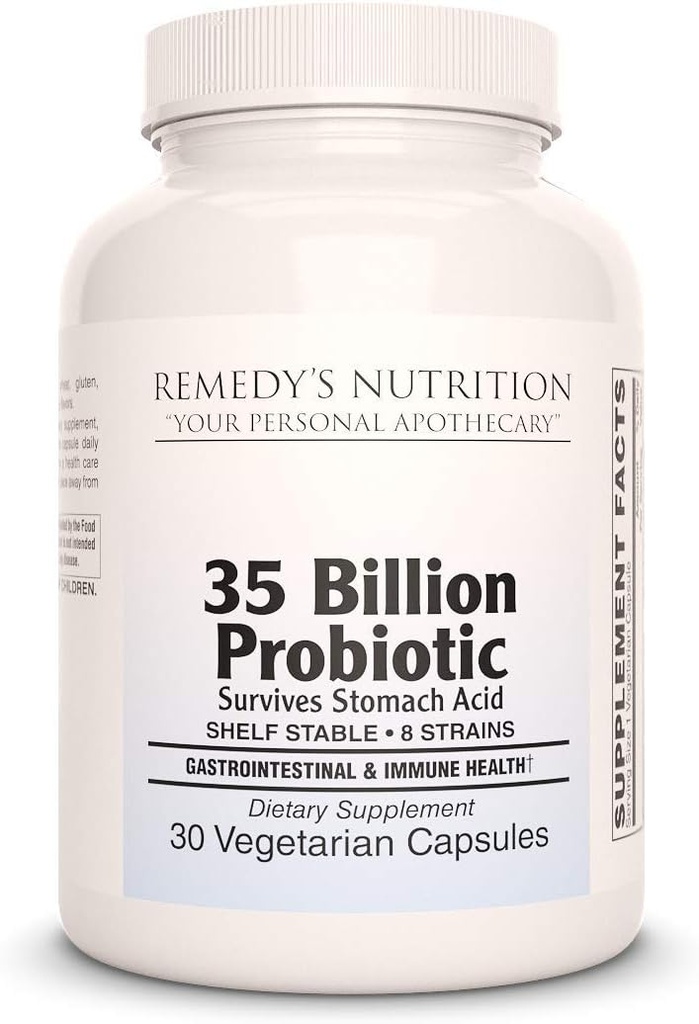 Ārstnieciskās barības Probiotika 35 miljardi 30 kapsulas/Vegāns Caps