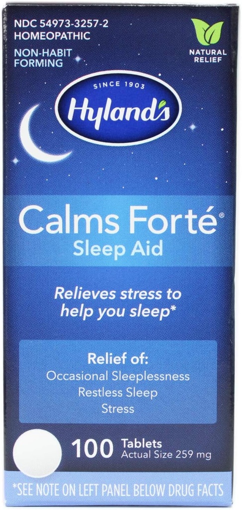 Hyland's Calms Forte Miega Palīgs - 100 tabletes