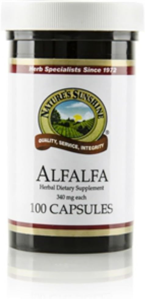Dabas saulīte Alfalfa 100 kapsulas (2. iepakojums)