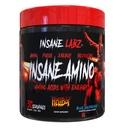 Insane Labz Insane Amino Hellboy Edition, BCAA ar enerģiju Focus Muskuļu atgūšana, Intra Workout Pulveris, 2 1 1 Sazarotas ķēdes aminoskābes pulveris, 30 Srvgs, Blue Avenes