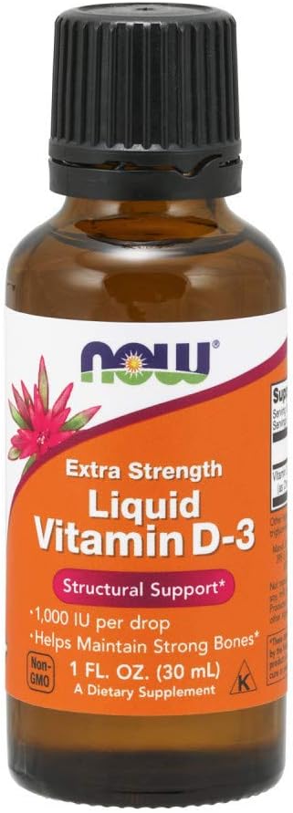 D3 vitamīns Papildus stiprums - 1000 SV - 1 fl oz