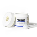 Gold's Gym Nutrition Pre-Workout Powder -free, Keto, Vegan Premium Flavor Pirms-darbs ar dabas kofeīnu, L-citrulīns, Alpha GPC, Beta-Alanine, un antioksidanti, 20 Kalpojumi (Blue Avenes)