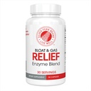 Silver Fern Bloat & Gas Relief Gremošanas Enzīmi Blend - 1 Pudele = 30 Servējumi - FODMAP & Bloating Gremošanas Papildinājums ar tolerāzi L, Pektināzi & More (1 Pudele)