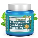 HERBOGANIC Ashwagandha Sea Moss Gumies - 60 grāfs
