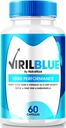 VirilBlue kapsulas vīriešiem, Viril Blue vīrieša papildinājums, All-Natural Formula, lai atbalstītu veiktspēju un uzticamību, Premium Uzturs vispārējai veselībai, Oficiālā tabletes pārskats (60 kapsulas)