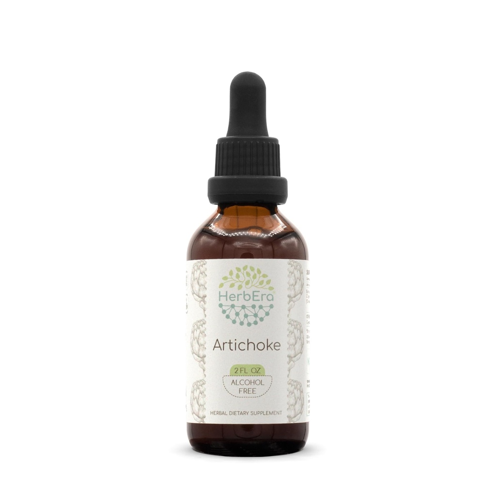 HerbEra Artišoks B60 Bezalkohola augu ekstrakts Tinktūra, koncentrēti šķidrumi Dabīgie artišoki (Cynara scolymus) (2 fl oz)