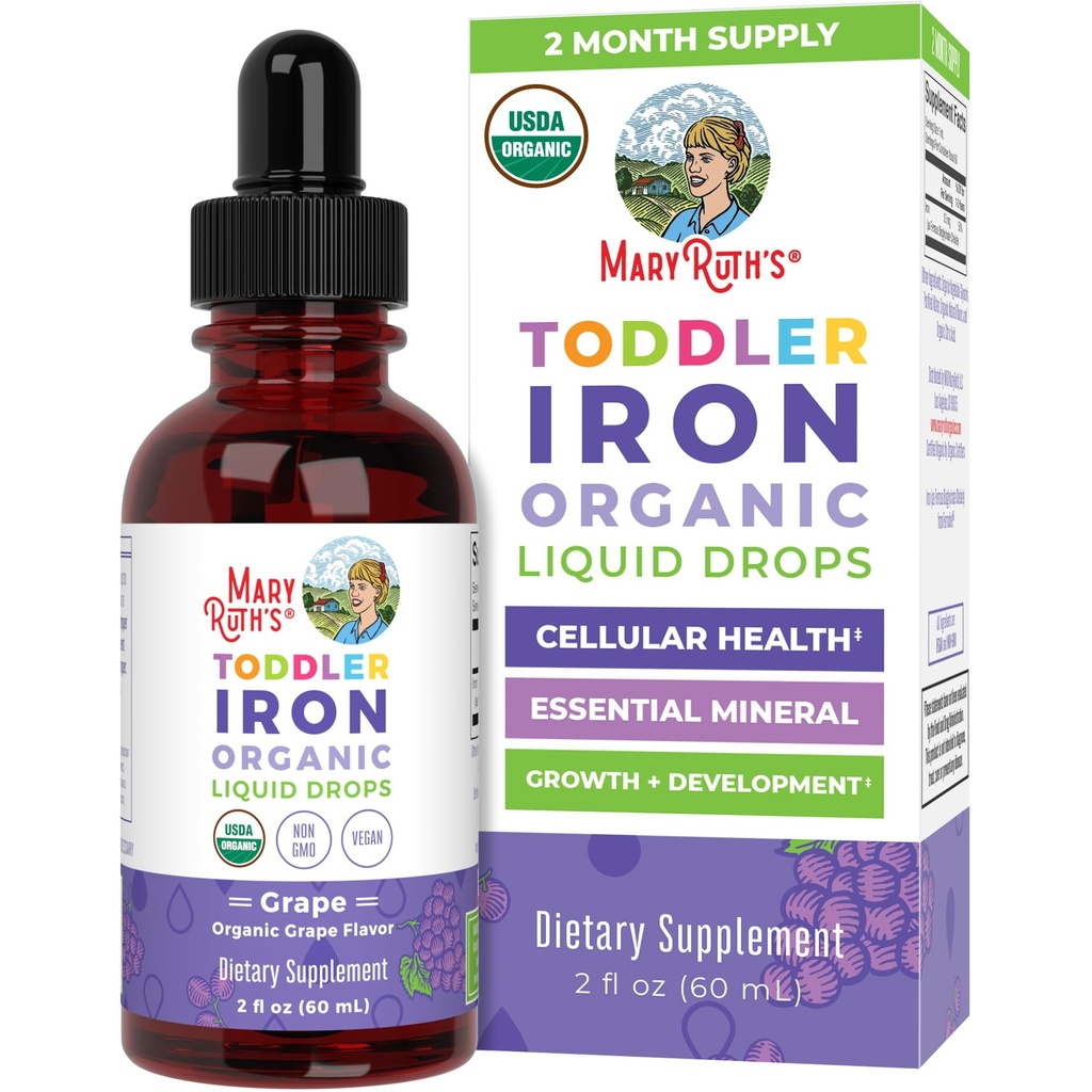 MaryRuth Organics Dzelzs Papildinājums zīmuļiem 