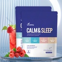 Calm & Miega pulveris Dzēriens Sajauciet Aveņu L Theanine Ksm-66 Ashwagandha Magnijs Glycinate D vitamīns 3 Papildinājumi relaksācija un Focus Nē Cukurs Nav ĢMO