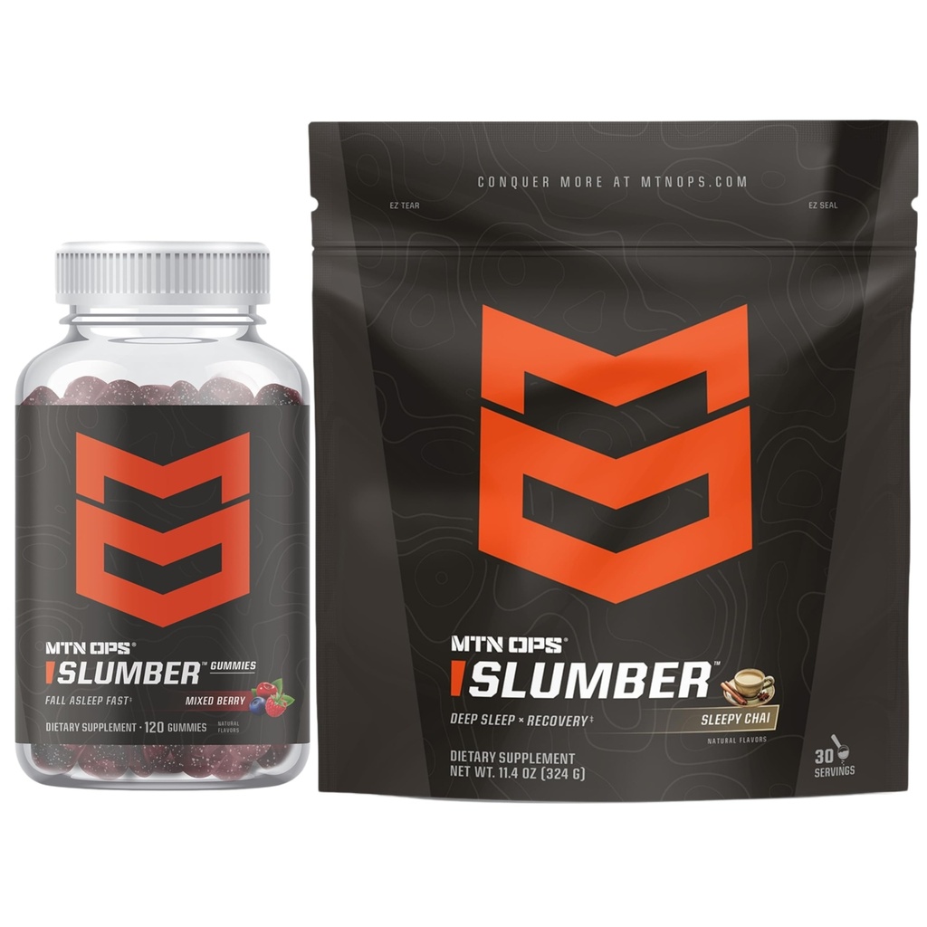 MTN OPS Slomber Gummies + Slomber Sleepy Chai Bandle