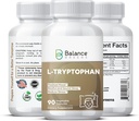 L-triptofāns 250 mg, 90 Veg kapsulas – papildinājums mierpilnam miegam un relaksācijai