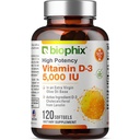 D3 vitamīns 5000 SV Softgels 120 grāvis (125mcg) - D-3 vitamīns ar augstu uzturvērtību Extra Virgin Olīveļļā Bez GMO sojas vīriešiem un sievietēm - Vit 3D papildinājums atbalsta spēcīgus kaulus un imūno veselību