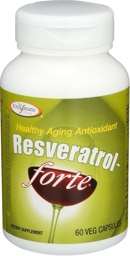 Enzimātiska terapija, Resveratrol Forte, 60 tabletes