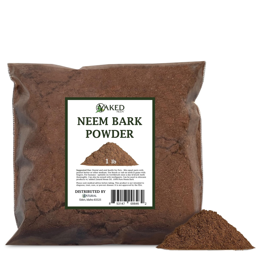 Neem Bark Dental & Digestion atbalsts - 16oz Zobu pulveris