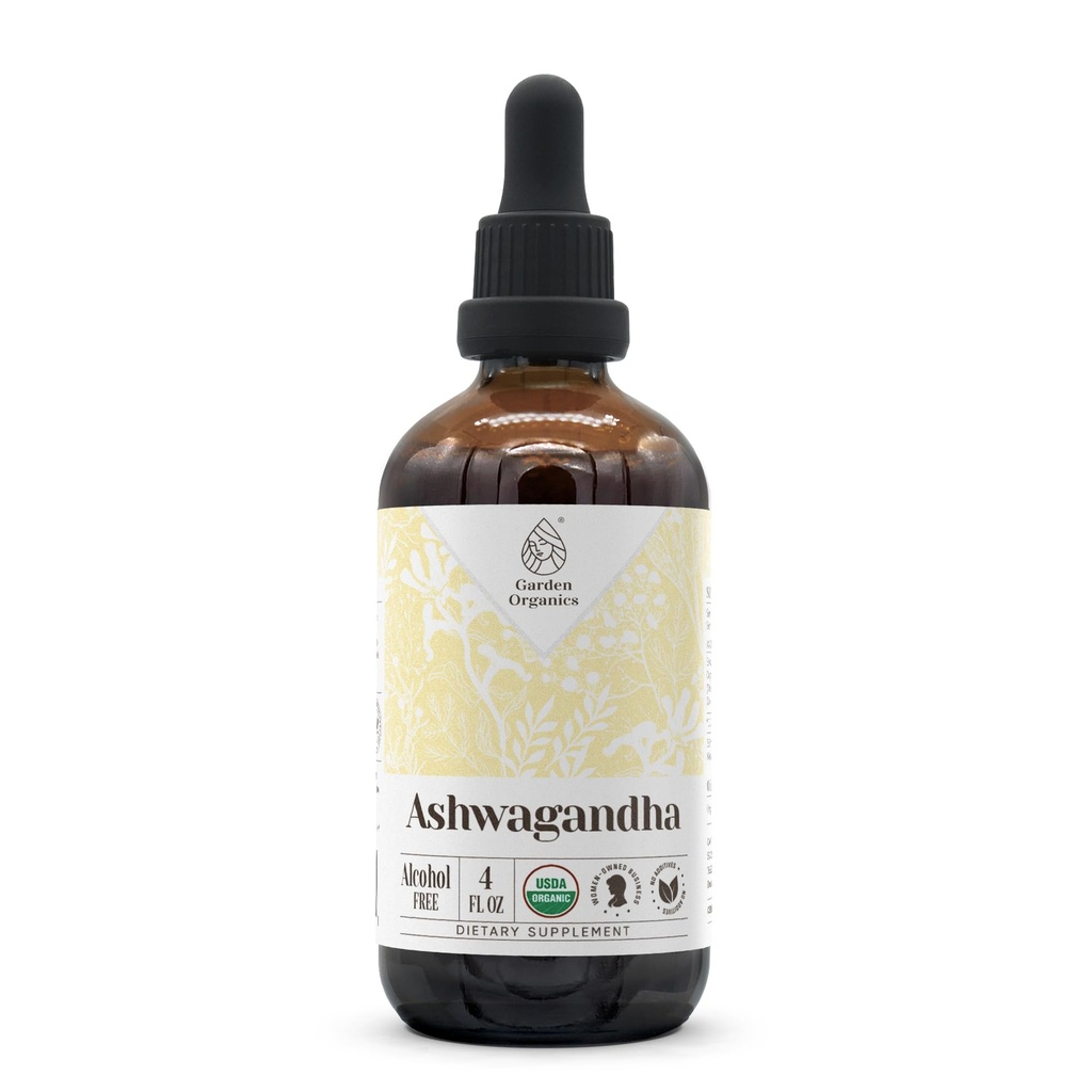 Ashwagandha USDA Organisks bezspirta ekstrakts 