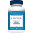 Vitamīnu veikals B Complex 100 – atbalsta enerģijas ražošanu, nervu sistēmas funkcijas un uzturvielu metabolisms – lielisks avots B1, B2, B6, B12, Niacin, Folic Acid & Biotin (100 Veggie Caps)