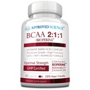 Apstiprināts zinātnes BCAA Papildinājums - 60 tabletes - 2400mg - Palielināt veiktspēju un uzlabot muskuļu attīstību - L-leicīns, L-izoleicīns, L-valīns - Ražots ASV, Ne-GMO