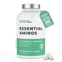 Essential Aminoskābes - 300 Viegli norīt Tabletes / 60 Pasniedz - Visas 9 EAA Aminoskābes ar visām 3 BCAA Plus 6 Vairāk EAA, lai izveidotu un labotu muskuļu, 5-10g uz apkalpo, augsts Leicīns un Vegan