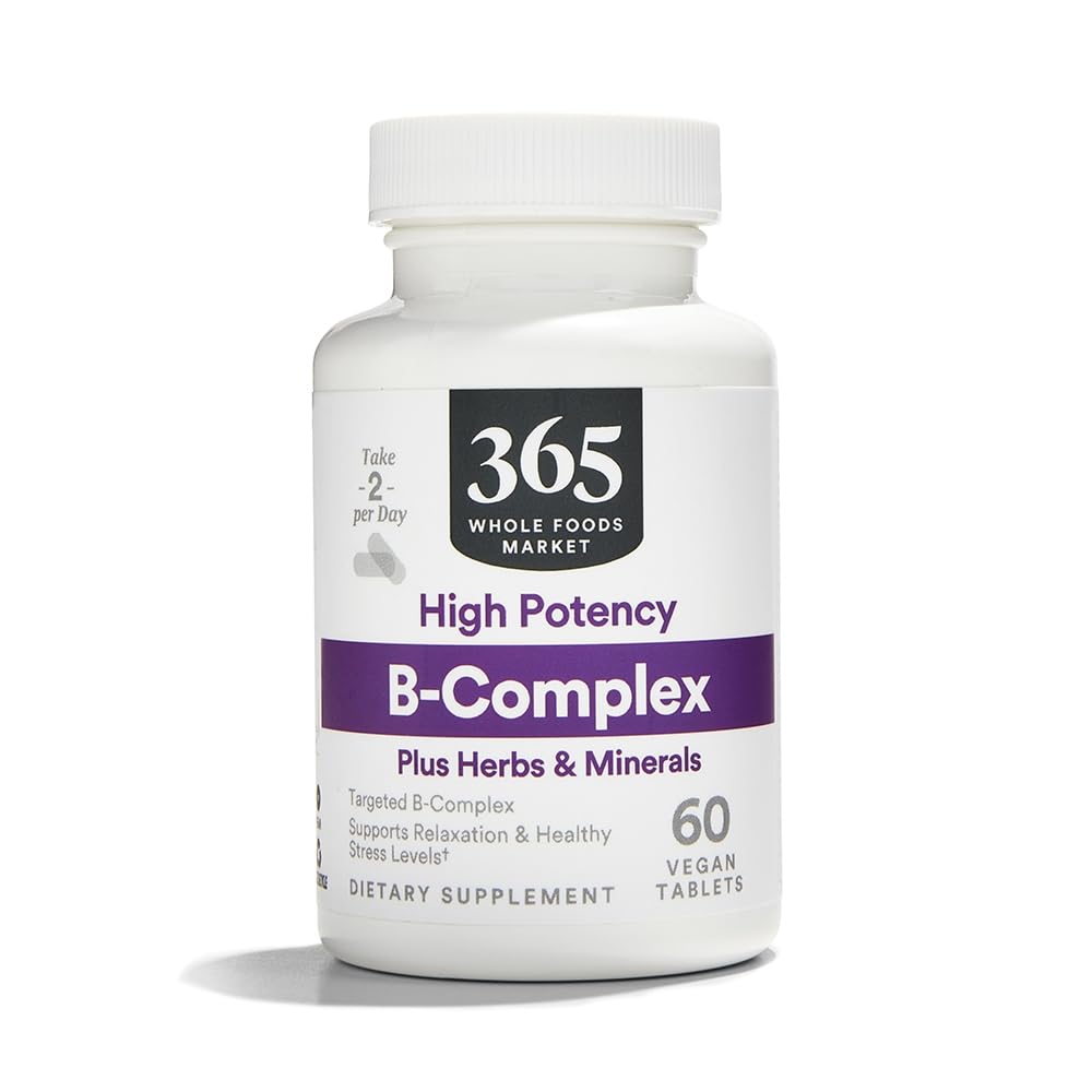 B Complex Hi potence w/ Herbal Support, 60 sn