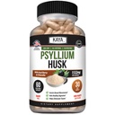 Kaya Naturals Psyllium Husk Kapsulas - 60 skaitīšanas - Augsta Fiber Papildinājums -- Gremošanas Veselība & Regularitāte -- Bez lipekļa, ne-GMO