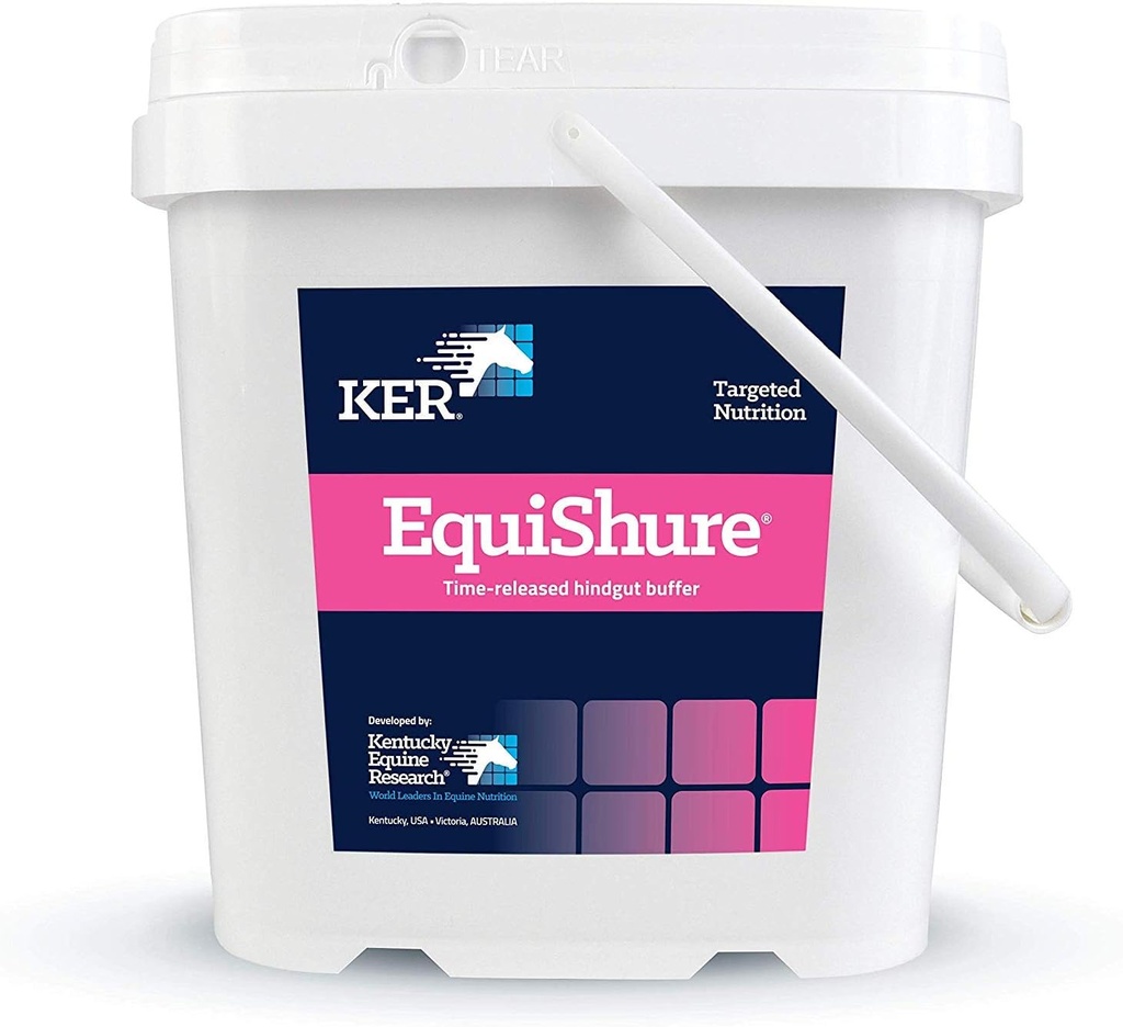 Kentucky EquiShure: Time-Release Hindgut Buffer for Horses, 7.2 kg (120 Servings)